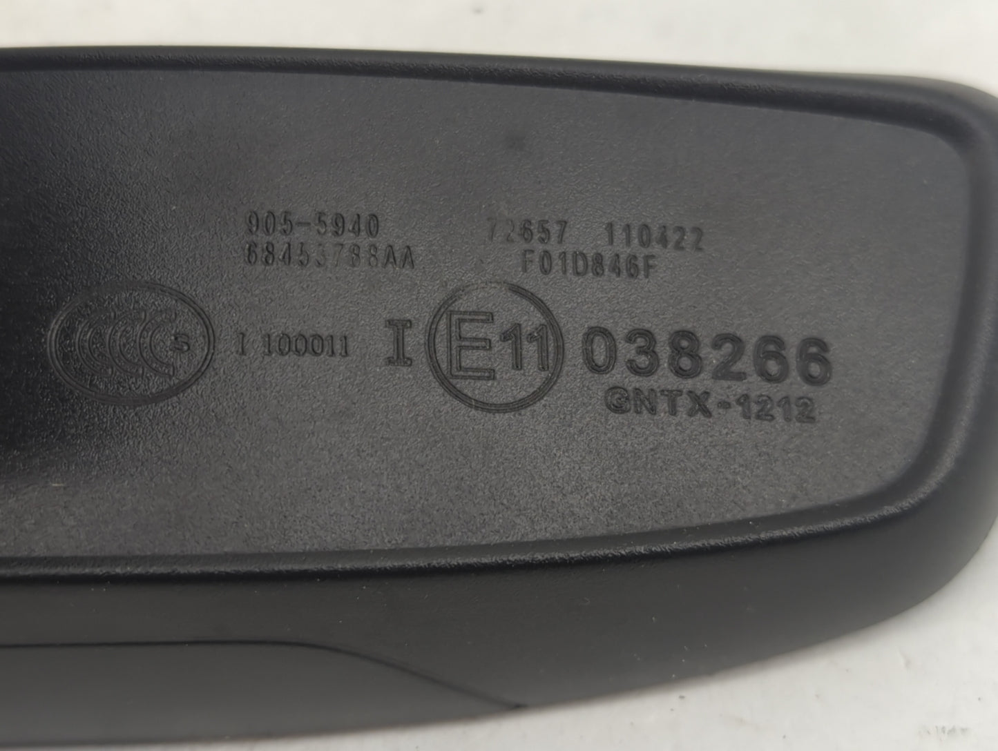 2021-2022 Ram 1500 Interior Rear View Mirror Replacement OEM P/N:905-5940 68453788AA, F01D846F Fits Fits 2019 2020 2021 2022