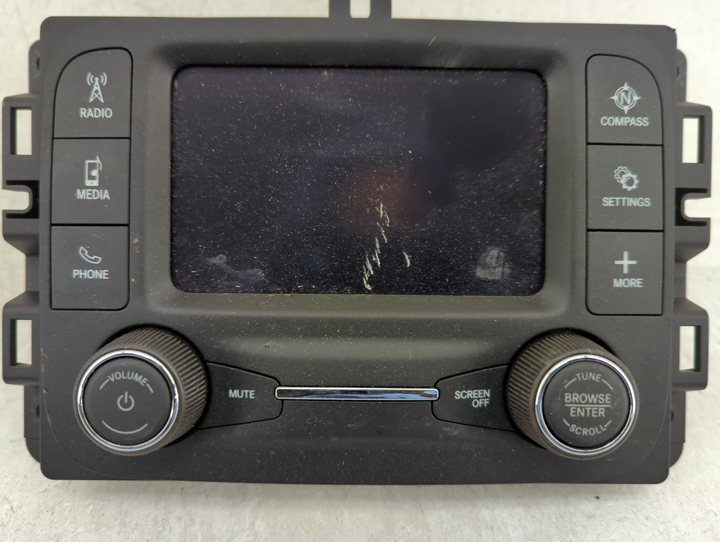 2022 Ram 1500 Radio AM FM Cd Player Receiver Replacement P/N:68575672AA VP2_5 DT, L2C0068TR, 3432A-0068TR Fits OEM Used Auto