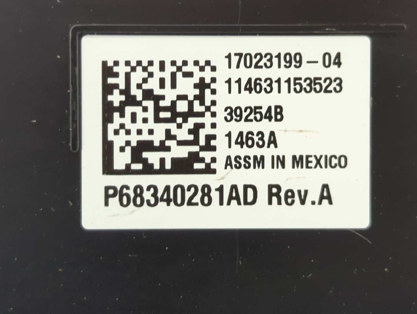 2019-2022 Ram 1500 Climate Control Module Temperature AC/Heater Replacement P/N:P68340281AD 17023199-04 Fits OEM Used Auto P