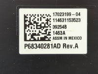 2019-2022 Ram 1500 Climate Control Module Temperature AC/Heater Replacement P/N:P68340281AD 17023199-04 Fits OEM Used Auto P