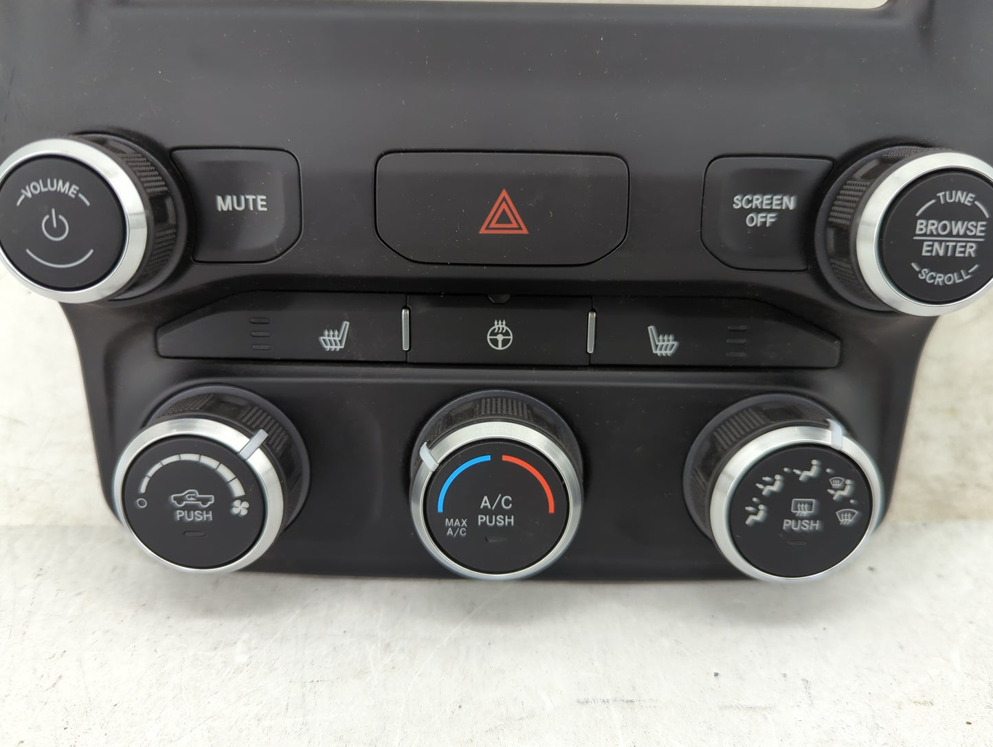 2020-2022 Ram 1500 Climate Control Module Temperature AC/Heater Replacement P/N:P68340284AE 17023202-05 Fits OEM Used Auto P