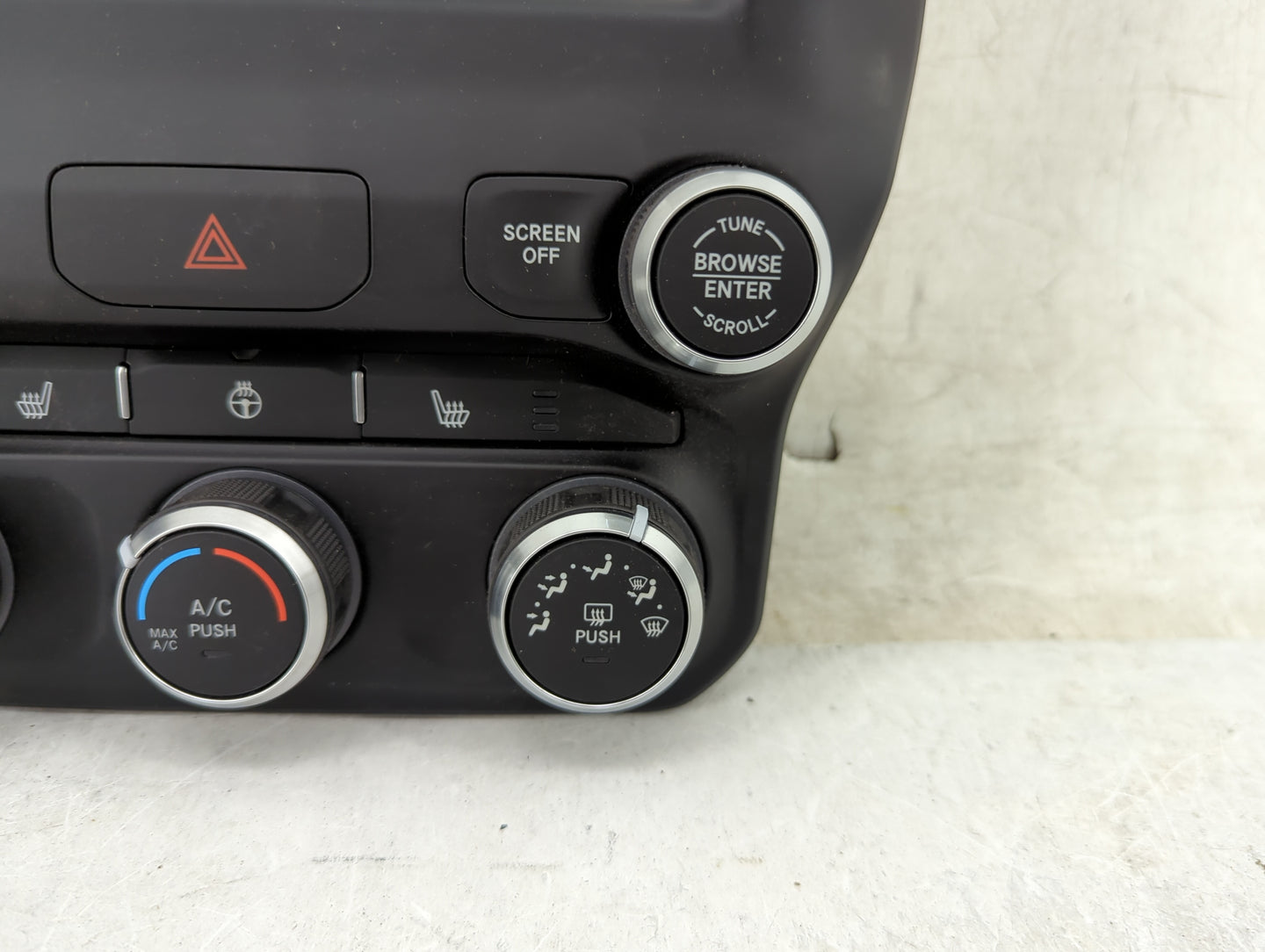 2020-2022 Ram 1500 Climate Control Module Temperature AC/Heater Replacement P/N:P68340284AE 17023202-05 Fits OEM Used Auto P