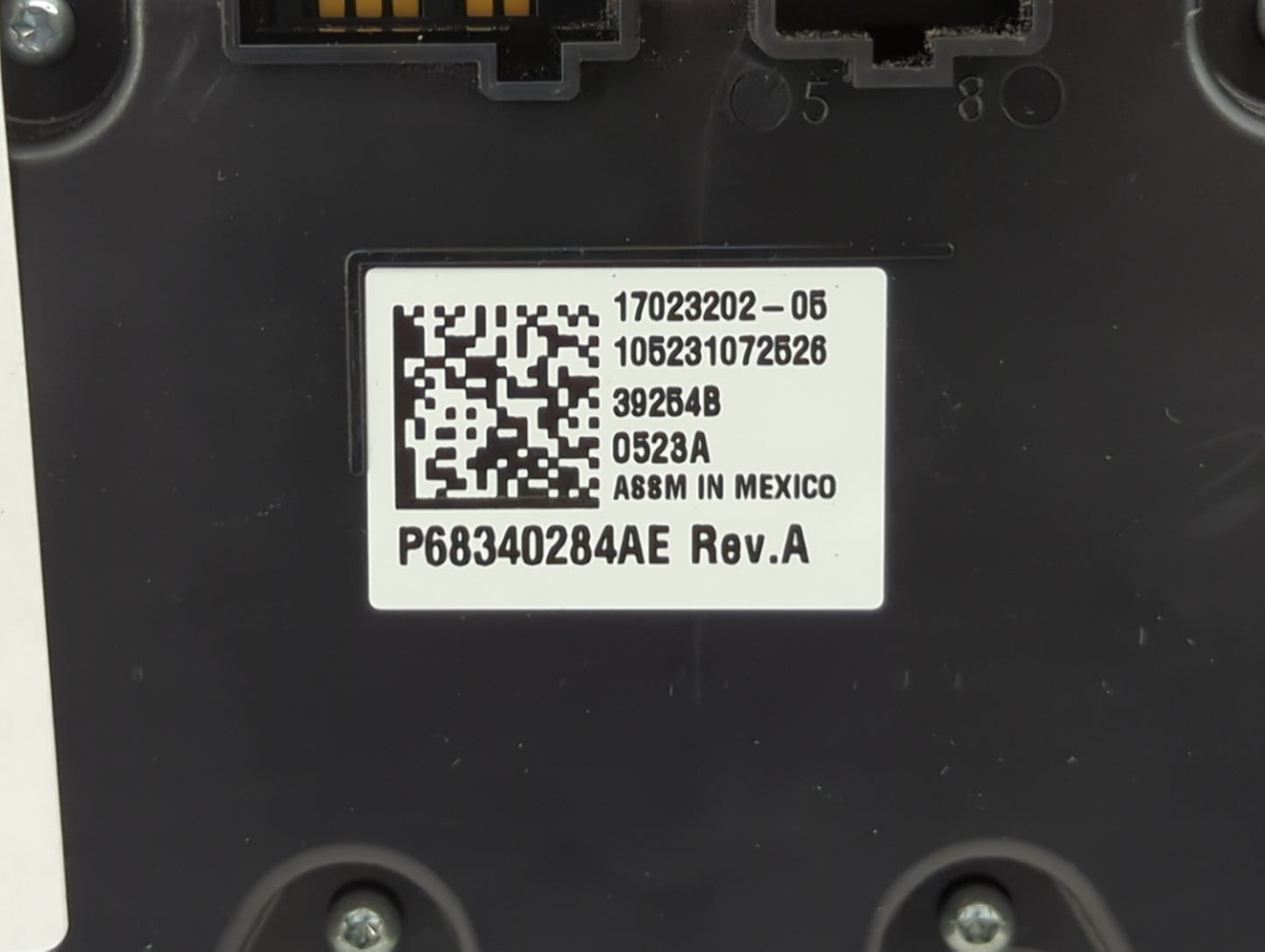 2020-2022 Ram 1500 Climate Control Module Temperature AC/Heater Replacement P/N:P68340284AE 17023202-05 Fits OEM Used Auto P