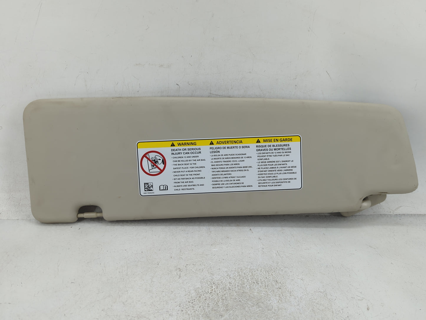 2014-2022 Ram Promaster 1500 Sun Visor Shade Replacement Passenger Right Mirror Fits OEM Used Auto Parts - Oemusedautoparts1
