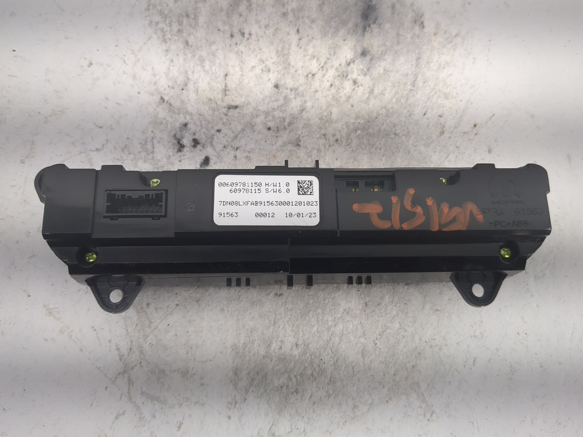 2022 Ram Promaster 2500 Climate Control Module Temperature AC/Heater Replacement P/N:00609781150 60978115 Fits OEM Used Auto