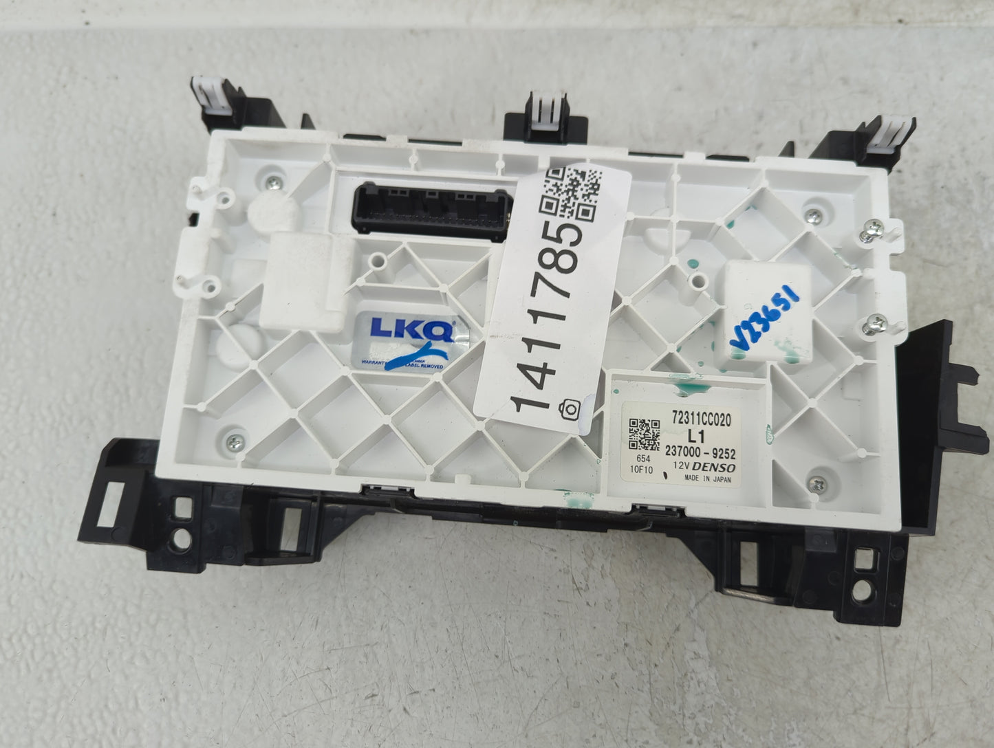 2023 Subaru Brz Climate Control Module Temperature AC/Heater Replacement P/N:72311CC020 Fits OEM Used Auto Parts - Oemusedau