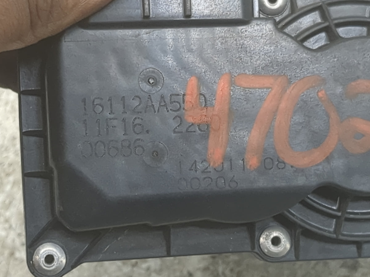 2023 Subaru Brz Throttle Body P/N:16112AA560 Fits OEM Used Auto Parts - Oemusedautoparts1.com