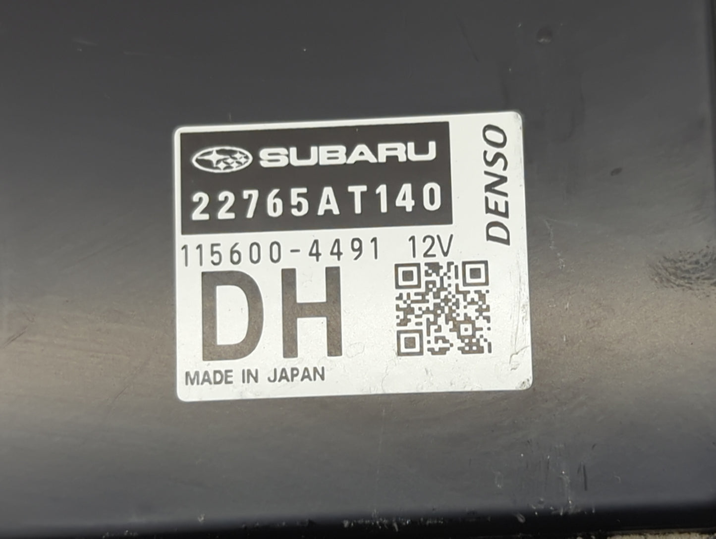 2023 Subaru Crosstrek PCM Engine Control Computer ECU ECM PCU OEM P/N:22765AT140 115600-4491 Fits OEM Used Auto Parts - Oemu