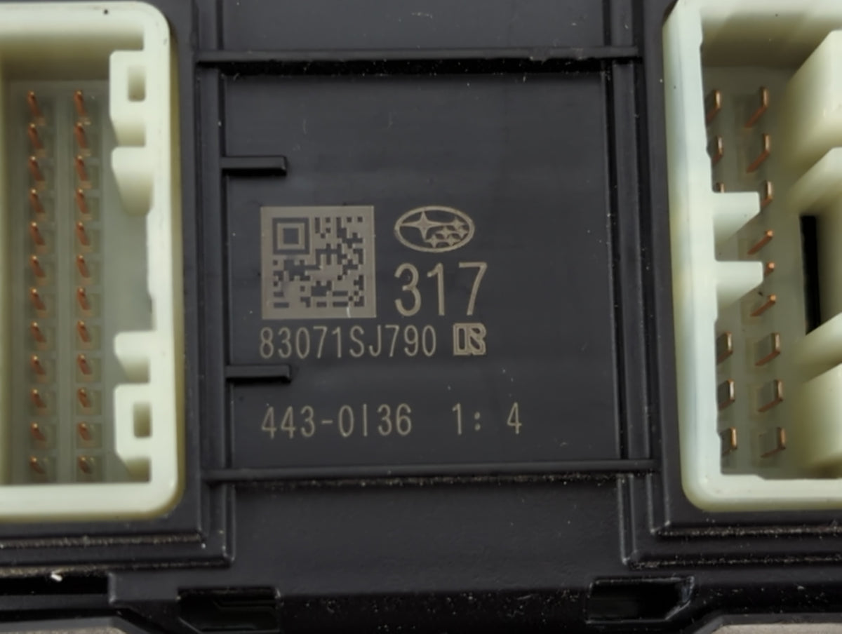 2023 Subaru Forester Master Power Window Switch Replacement Driver Side Left P/N:83071SJ790 Fits OEM Used Auto Parts - Oemus