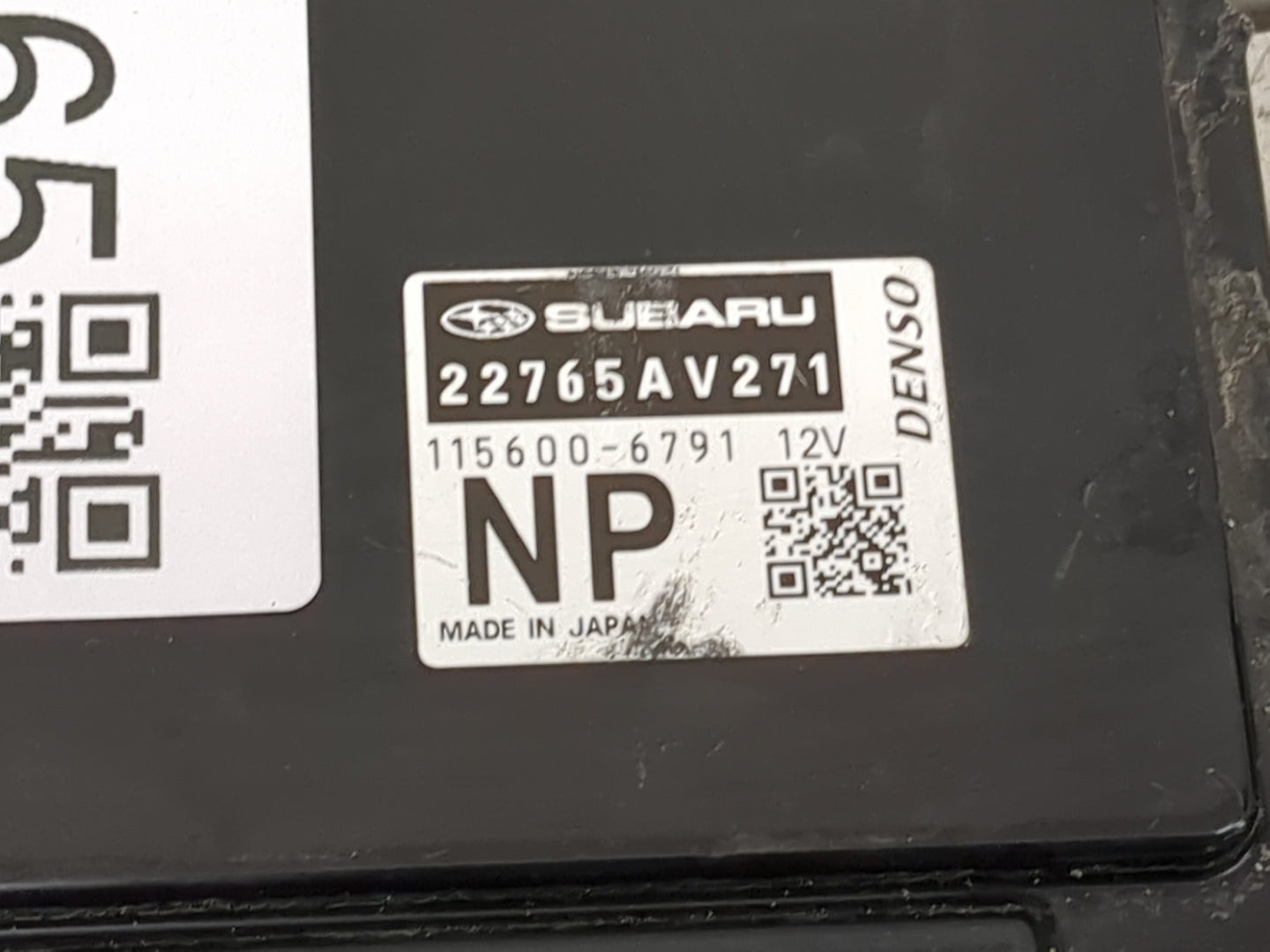 2023 Subaru Forester PCM Engine Control Computer ECU ECM PCU OEM P/N:22765AV271 Fits OEM Used Auto Parts - Oemusedautoparts1