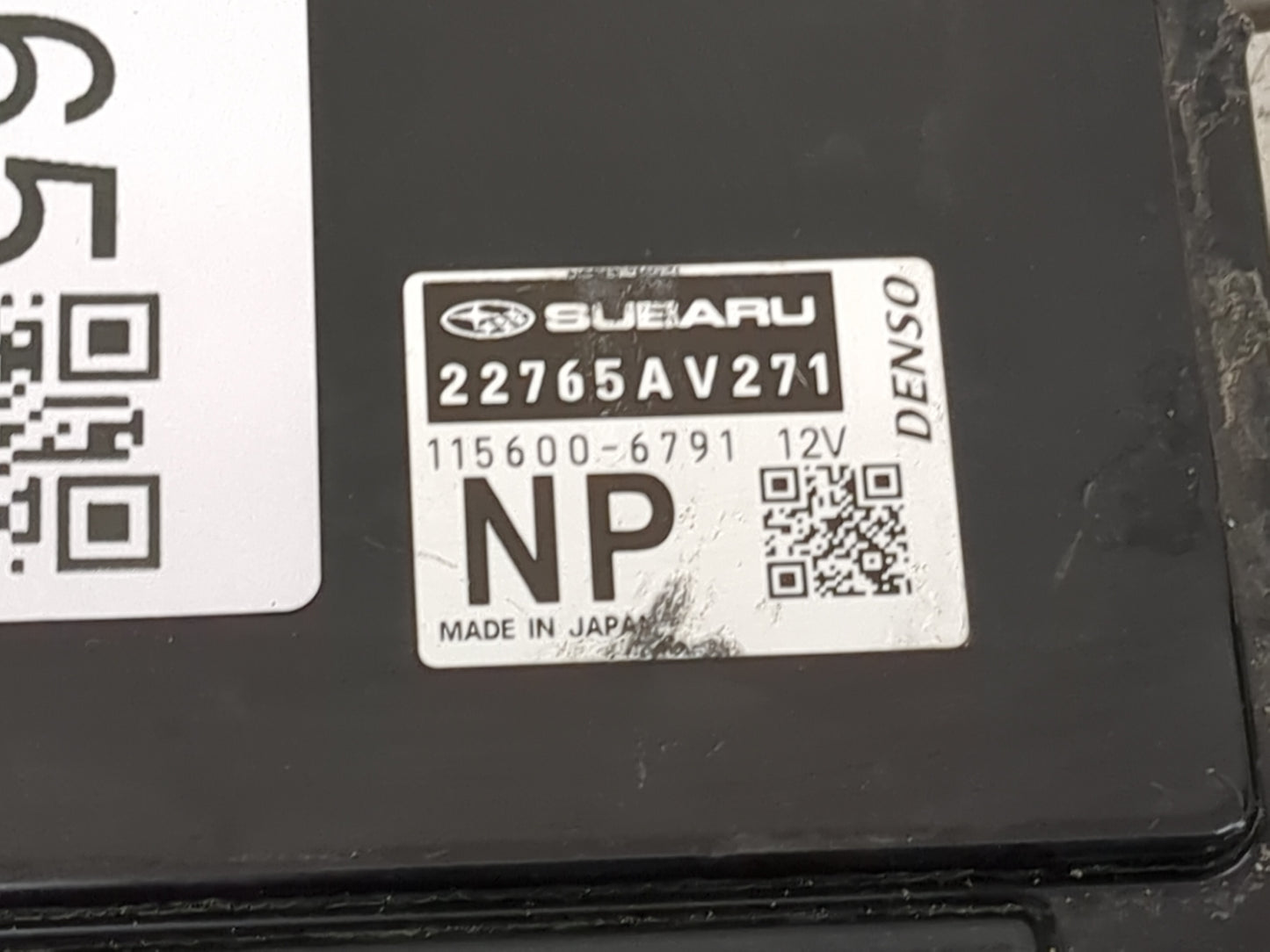 2023 Subaru Forester PCM Engine Control Computer ECU ECM PCU OEM P/N:22765AV271 Fits OEM Used Auto Parts - Oemusedautoparts1