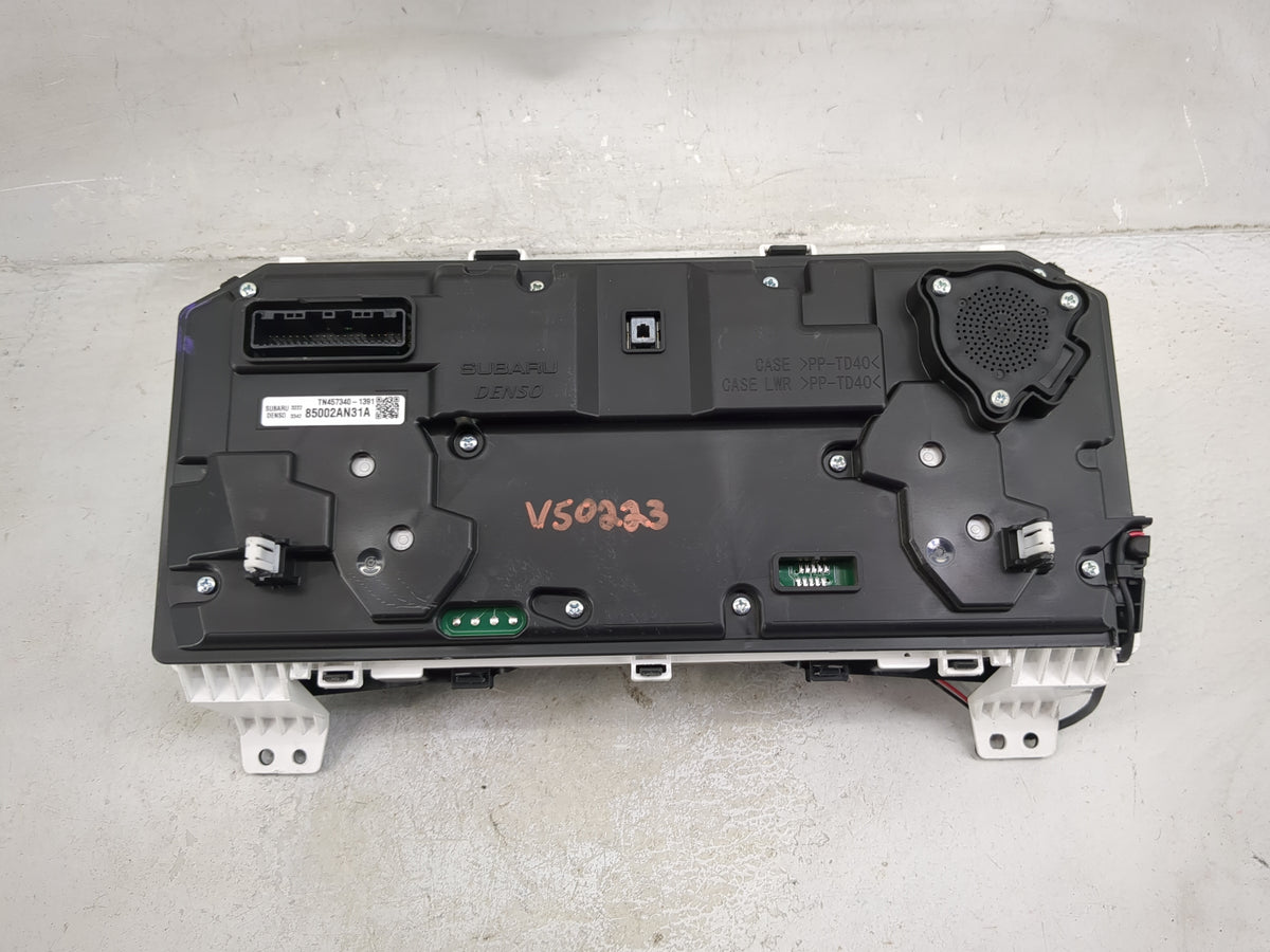 2023 Subaru Legacy Instrument Cluster Speedometer Gauges P/N:85002AN31A TN457340-1391 Miles: Fits OEM Used Auto Parts - Oemu
