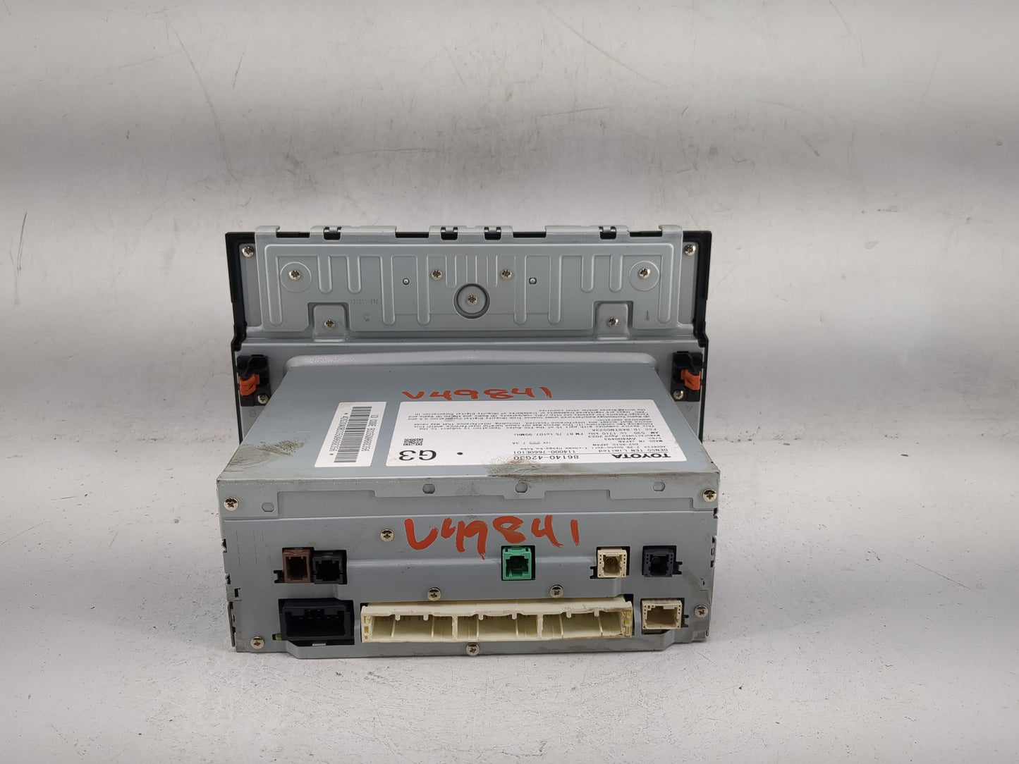 2023 Subaru Solterra Radio AM FM Cd Player Receiver Replacement P/N:86140-42G30 114000-7660E101 Fits OEM Used Auto Parts - O