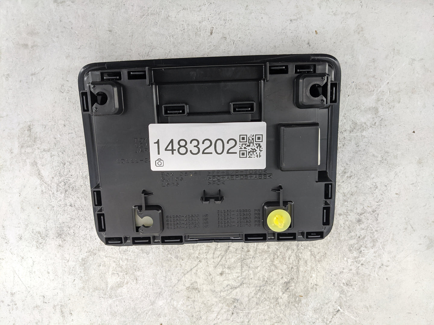 2023 Subaru Solterra Overhead Roof Console Black - Oemusedautoparts1.com