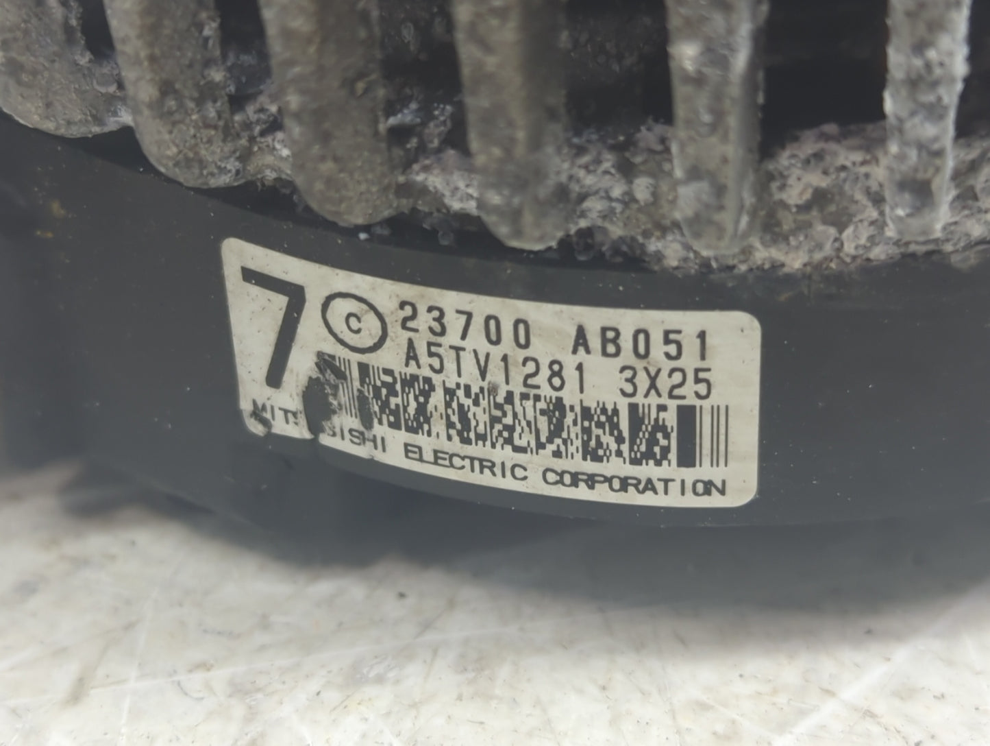 2022 Subaru Wrx Alternator Replacement Generator Charging Assembly Engine OEM P/N:A5TV1281 23700 AB051 Fits OEM Used Auto Pa