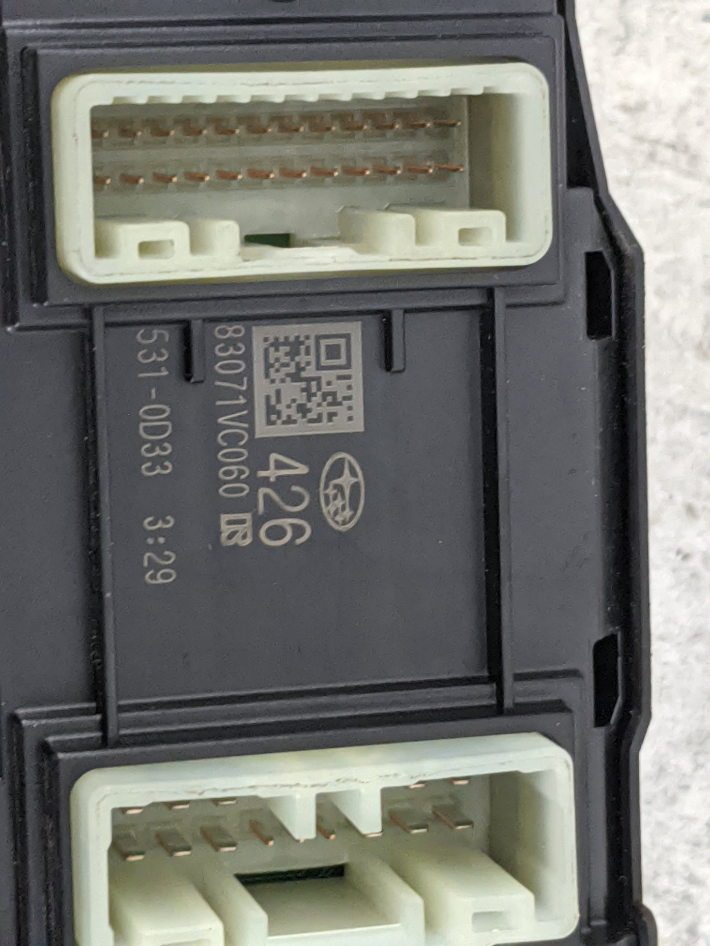 2022 Subaru Wrx Master Power Window Switch Replacement Driver Side Left P/N:83071VC060 531-0D33 Fits OEM Used Auto Parts - O