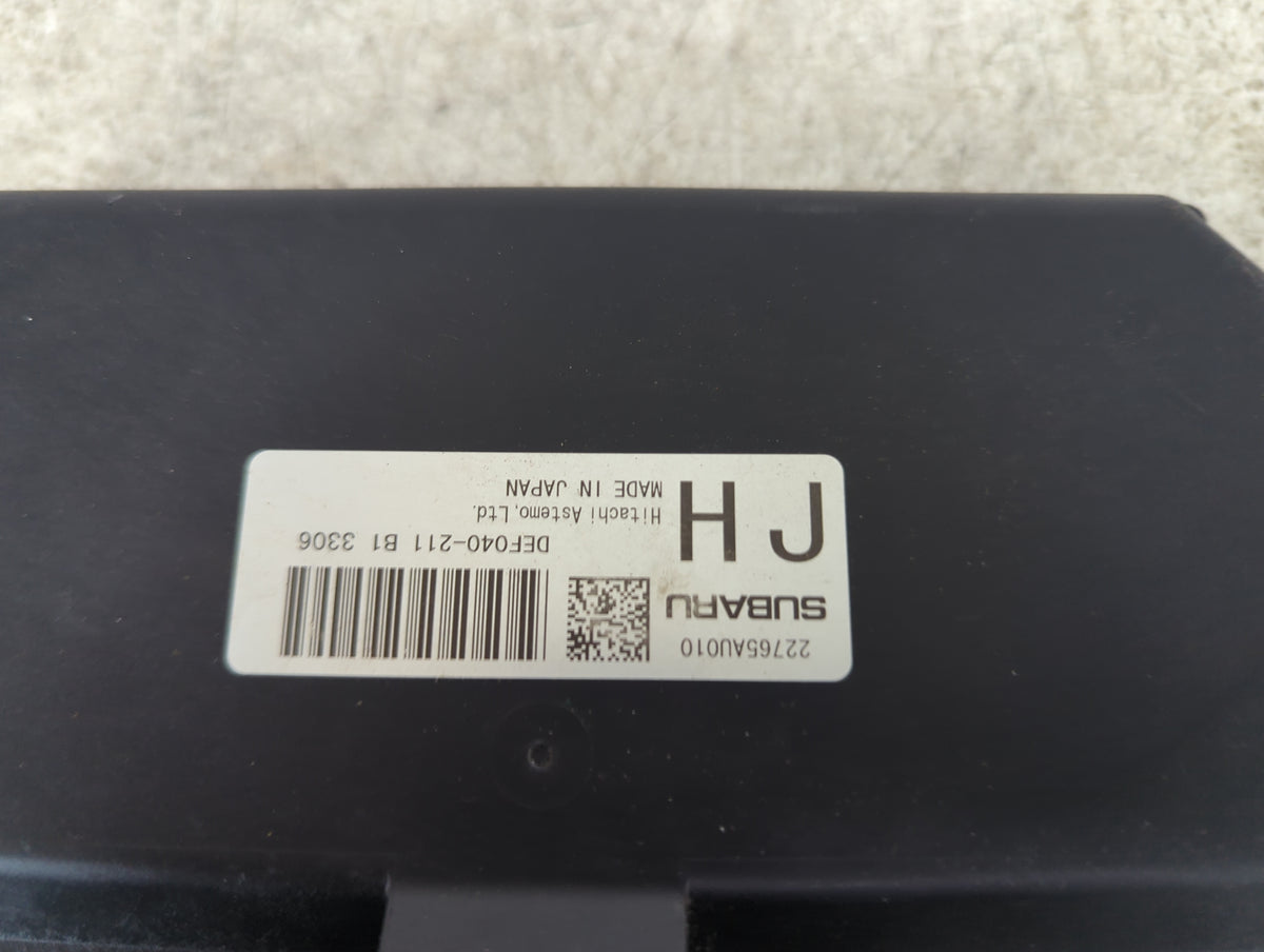 2023 Subaru Wrx PCM Engine Control Computer ECU ECM PCU OEM P/N:DEF040-211 22765AU010 Fits OEM Used Auto Parts - Oemusedauto