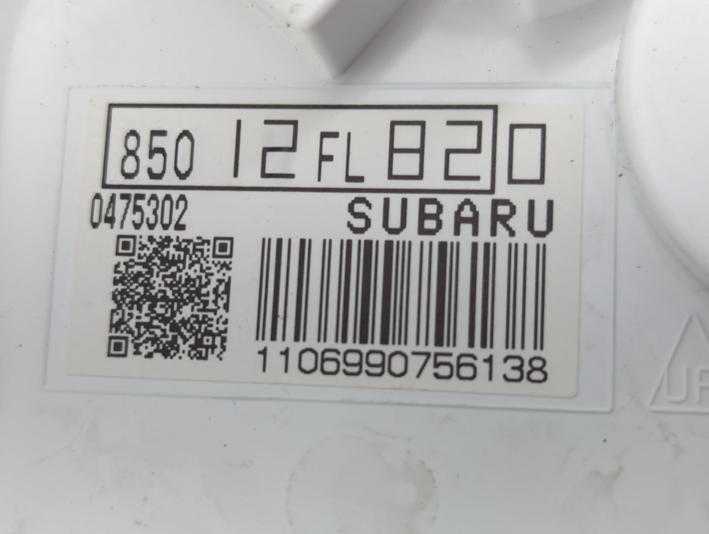 2023 Subaru Xv Instrument Cluster Speedometer Gauges P/N:85012FL820 Fits OEM Used Auto Parts - Oemusedautoparts1.com