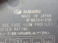 2023 Subaru Xv Fusebox Fuse Box Panel Relay Module P/N:MB504105B Fits OEM Used Auto Parts - Oemusedautoparts1.com