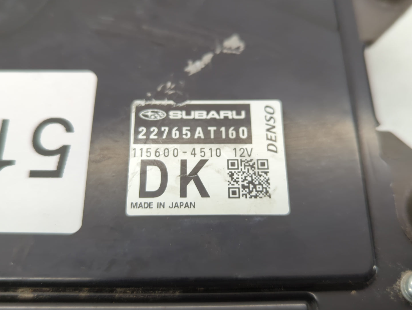 2023 Subaru Xv PCM Engine Control Computer ECU ECM PCU OEM P/N:22765AT160 Fits OEM Used Auto Parts - Oemusedautoparts1.com