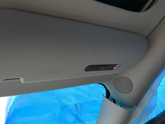 compare product 2023 Tesla Model 3 Sun Visor Shade Replacement Passenger Right Mirror Fits OEM Used Auto Parts