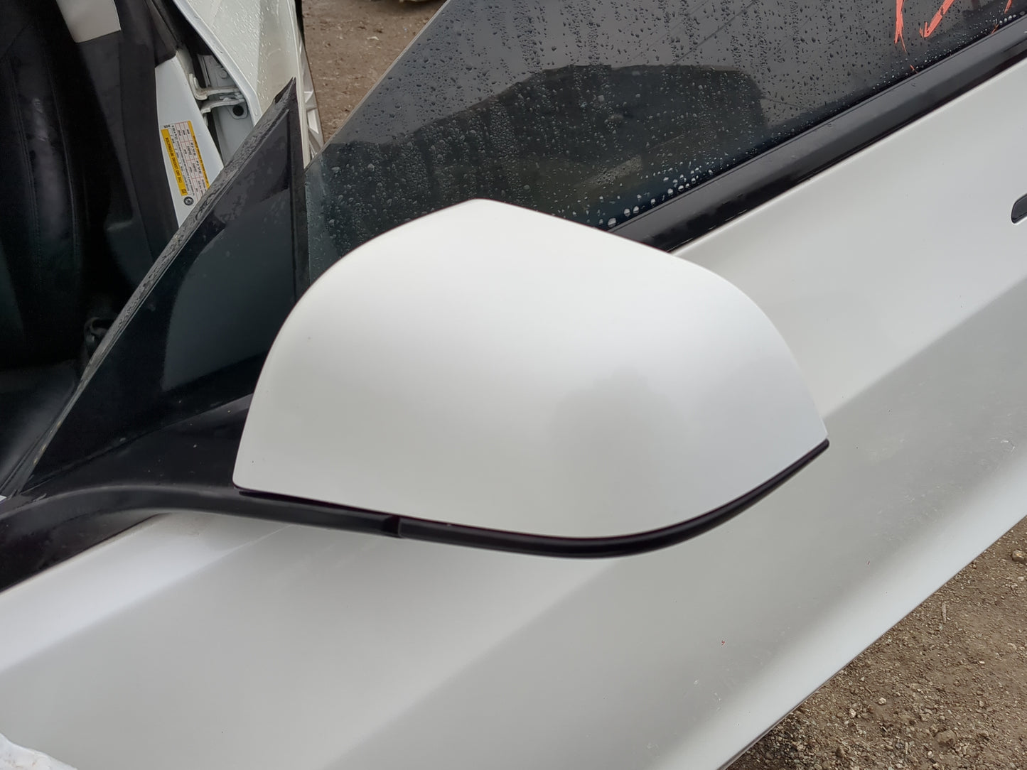 2023 Tesla Model 3 Side Mirror Replacement Driver Left View Door Mirror Fits OEM Used Auto Parts - Oemusedautoparts1.com
