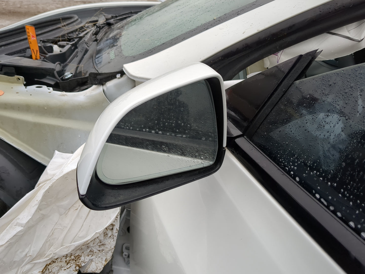 2023 Tesla Model 3 Side Mirror Replacement Driver Left View Door Mirror Fits OEM Used Auto Parts - Oemusedautoparts1.com