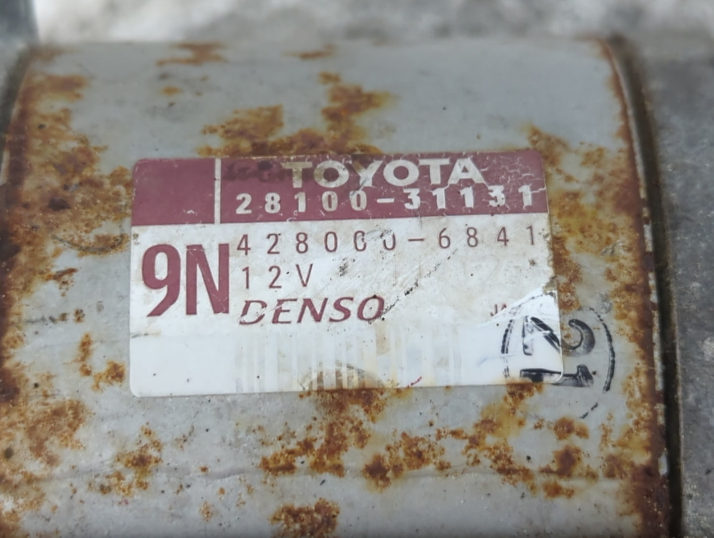 2010-2022 Toyota 4runner Car Starter Motor Solenoid OEM P/N:28100-31131 Fits OEM Used Auto Parts - Oemusedautoparts1.com