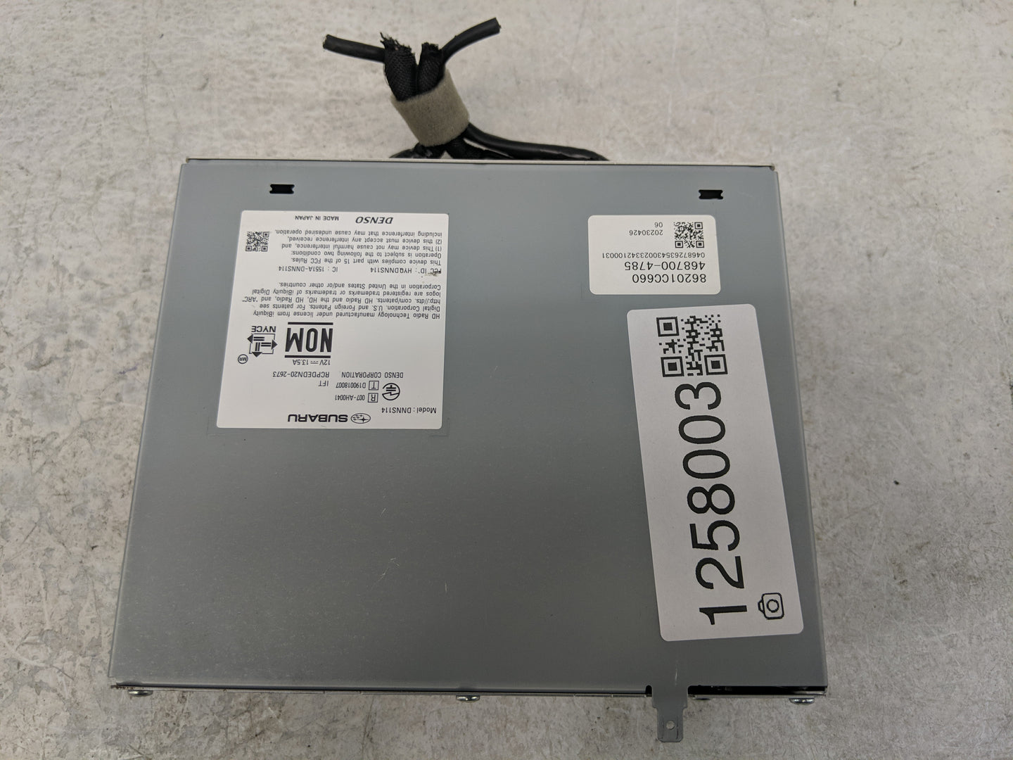 2023 Toyota 86 Radio AM FM Cd Player Receiver Replacement P/N:1551A-DNNS114 Fits OEM Used Auto Parts - Oemusedautoparts1.com