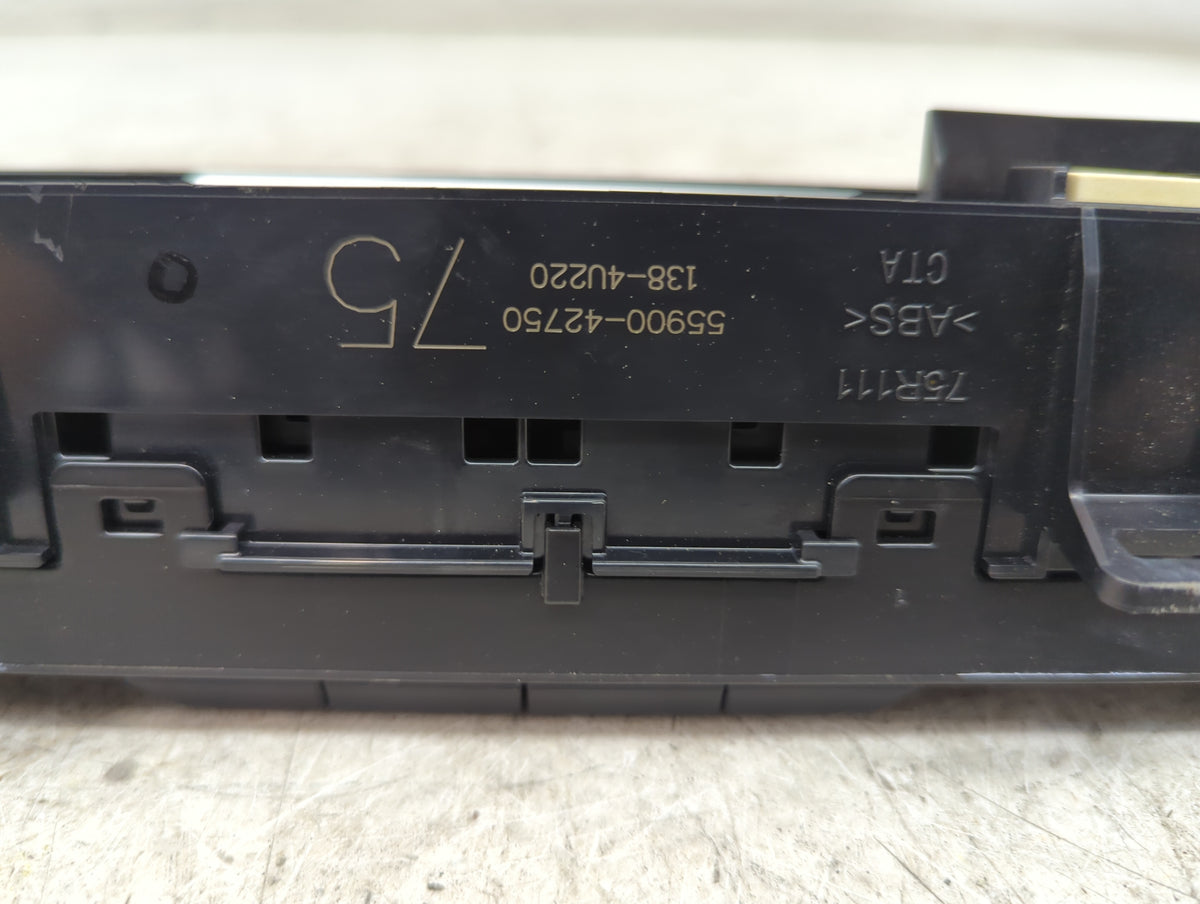 2023 Toyota Bz4x Climate Control Module Temperature AC/Heater Replacement P/N:55900-42750 138-4U220 Fits OEM Used Auto Parts