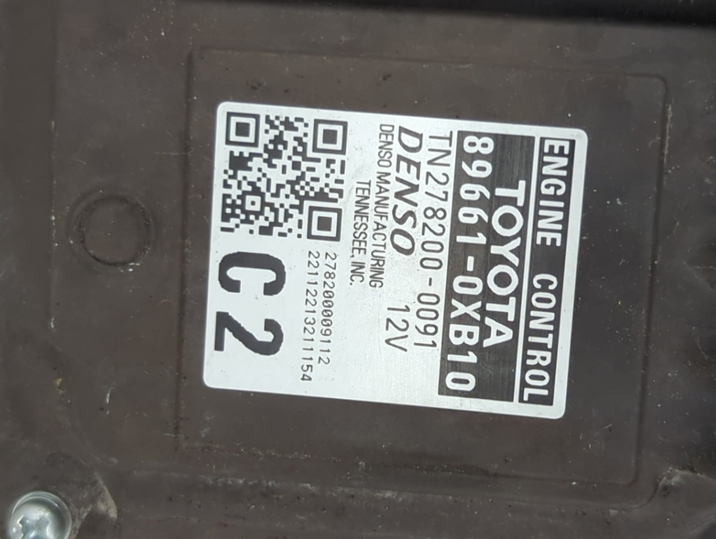 2023 Toyota Camry PCM Engine Control Computer ECU ECM PCU OEM P/N:89661-0XB10 Fits OEM Used Auto Parts - Oemusedautoparts1.c
