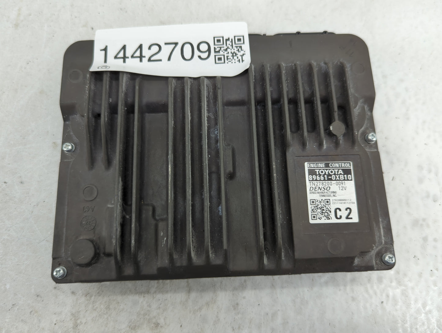 2023 Toyota Camry PCM Engine Control Computer ECU ECM PCU OEM P/N:89661-0XB10 TN278200-0091 Fits OEM Used Auto Parts - Oemus