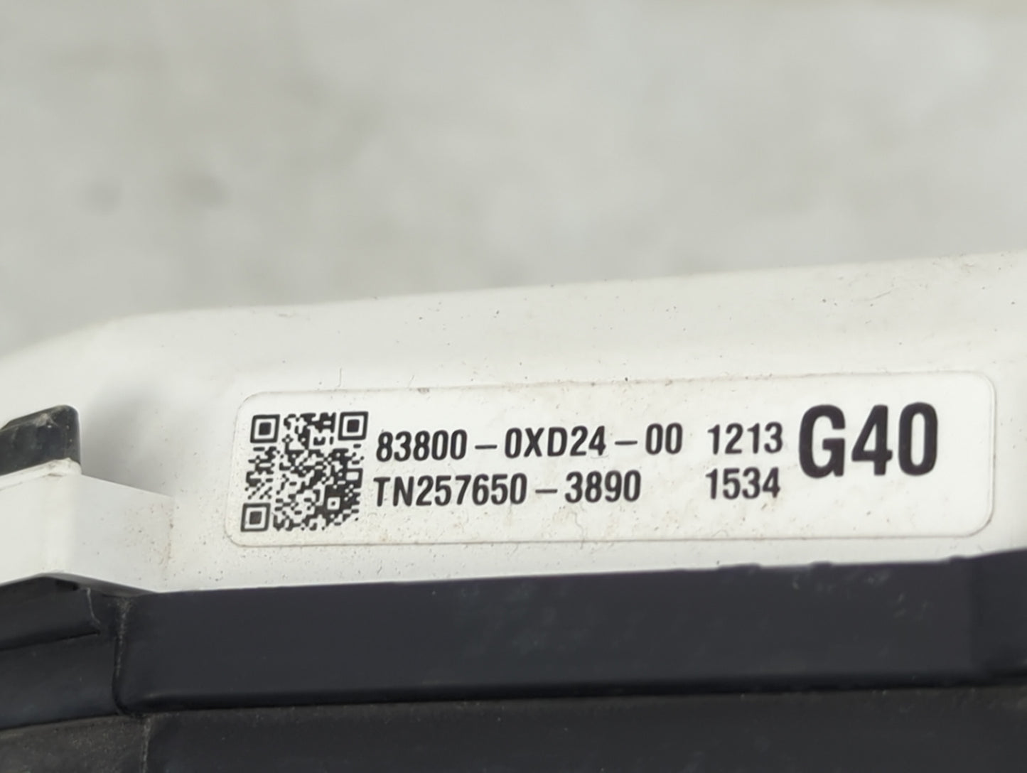 2019-2022 Toyota Camry Instrument Cluster Speedometer Gauges P/N:83800-0XD24-00 TN257650-3890 Miles: Fits Fits 2019 2020 202