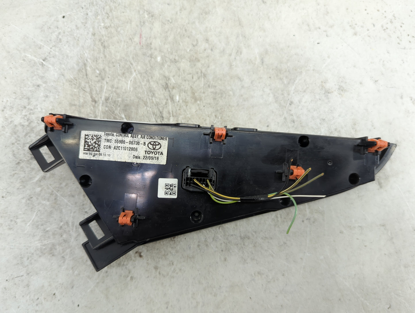 2018-2022 Toyota Camry Climate Control Module Temperature AC/Heater Replacement P/N:55900-06730-B A2C11012806 Fits OEM Used 