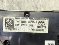 2018-2022 Toyota Camry Climate Control Module Temperature AC/Heater Replacement P/N:55900-06730-B A2C11012806 Fits OEM Used 