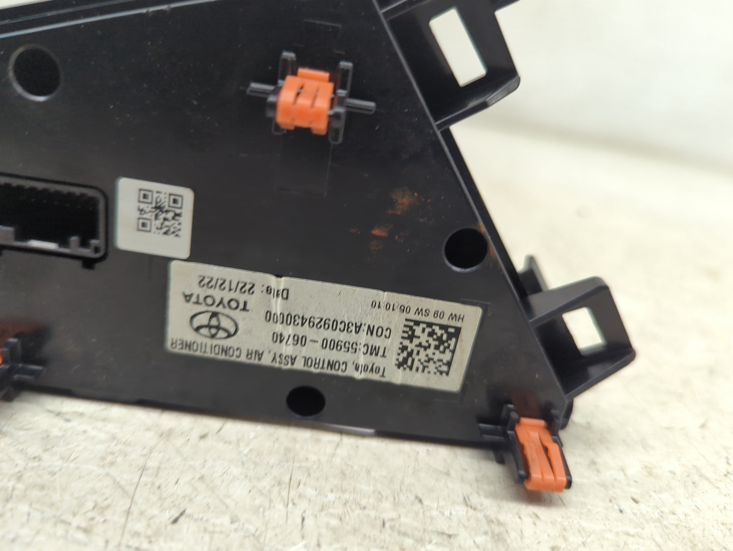 2021-2022 Toyota Camry Climate Control Module Temperature AC/Heater Replacement P/N:55900-06740 A3C0930090000M Fits Fits 202