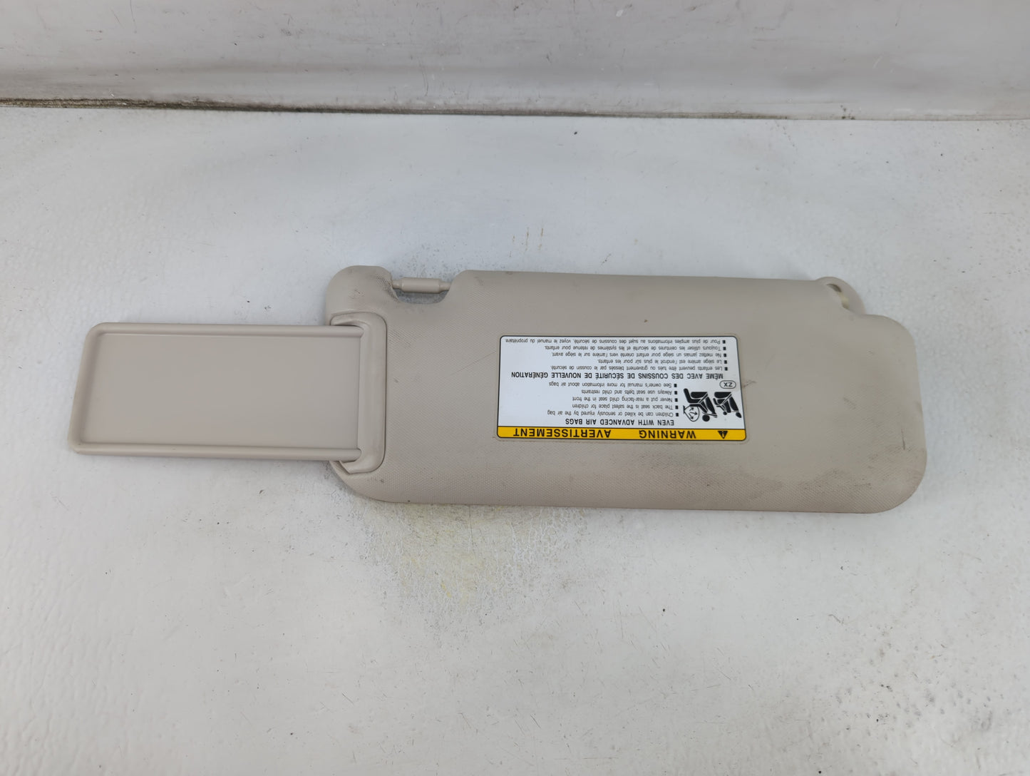 2023 Toyota Corolla Sun Visor Shade Replacement Driver Left Mirror Fits OEM Used Auto Parts - Oemusedautoparts1.com