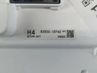 2023 Toyota Corolla Instrument Cluster Speedometer Gauges P/N:83800-1EF40 Fits OEM Used Auto Parts - Oemusedautoparts1.com