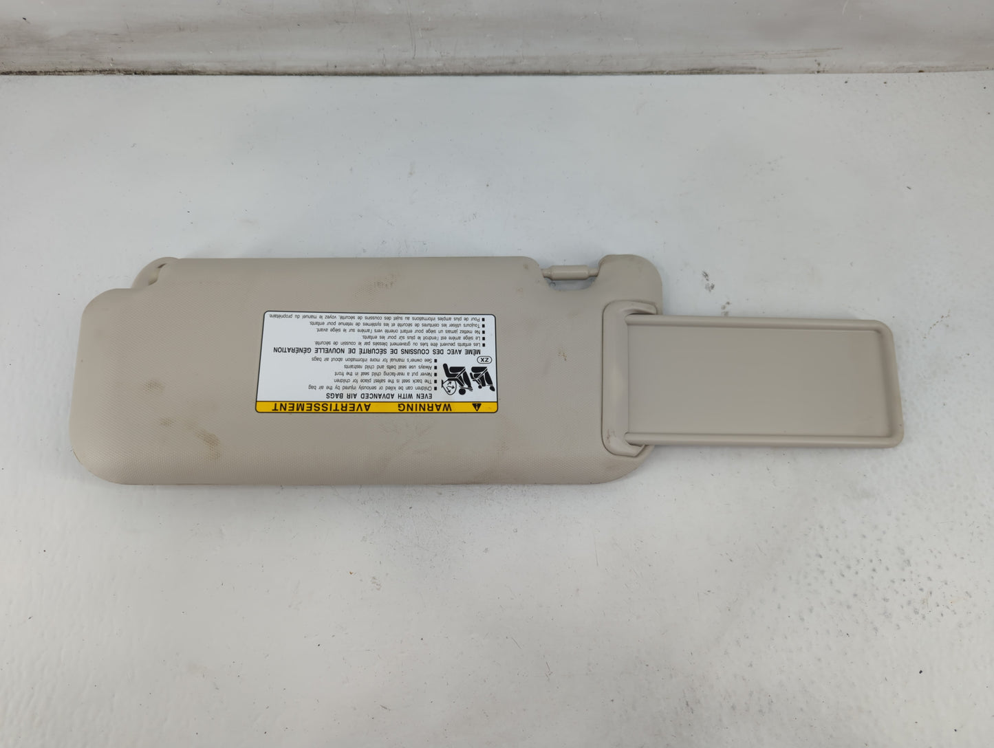 2023 Toyota Corolla Sun Visor Shade Replacement Passenger Right Mirror Fits OEM Used Auto Parts - Oemusedautoparts1.com