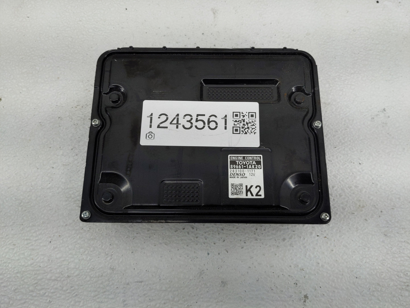 2023 Toyota Corolla PCM Engine Control Computer ECU ECM PCU OEM P/N:89661-1AK20 Fits OEM Used Auto Parts - Oemusedautoparts1