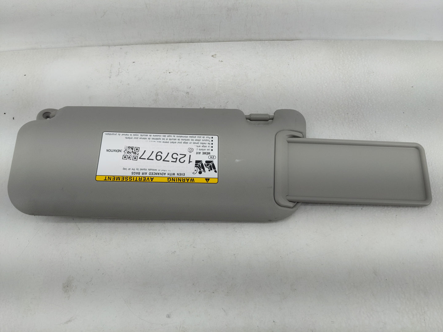 2022 Toyota Corolla Sun Visor Shade Replacement Passenger Right Mirror Fits OEM Used Auto Parts - Oemusedautoparts1.com