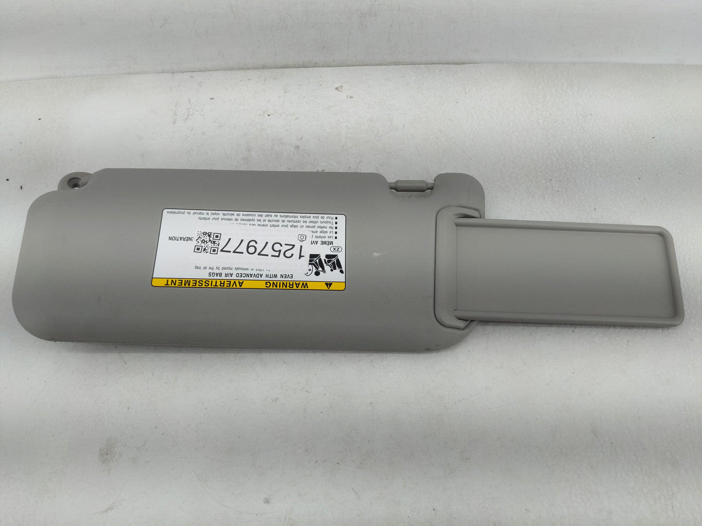 2022 Toyota Corolla Sun Visor Shade Replacement Passenger Right Mirror Fits OEM Used Auto Parts - Oemusedautoparts1.com