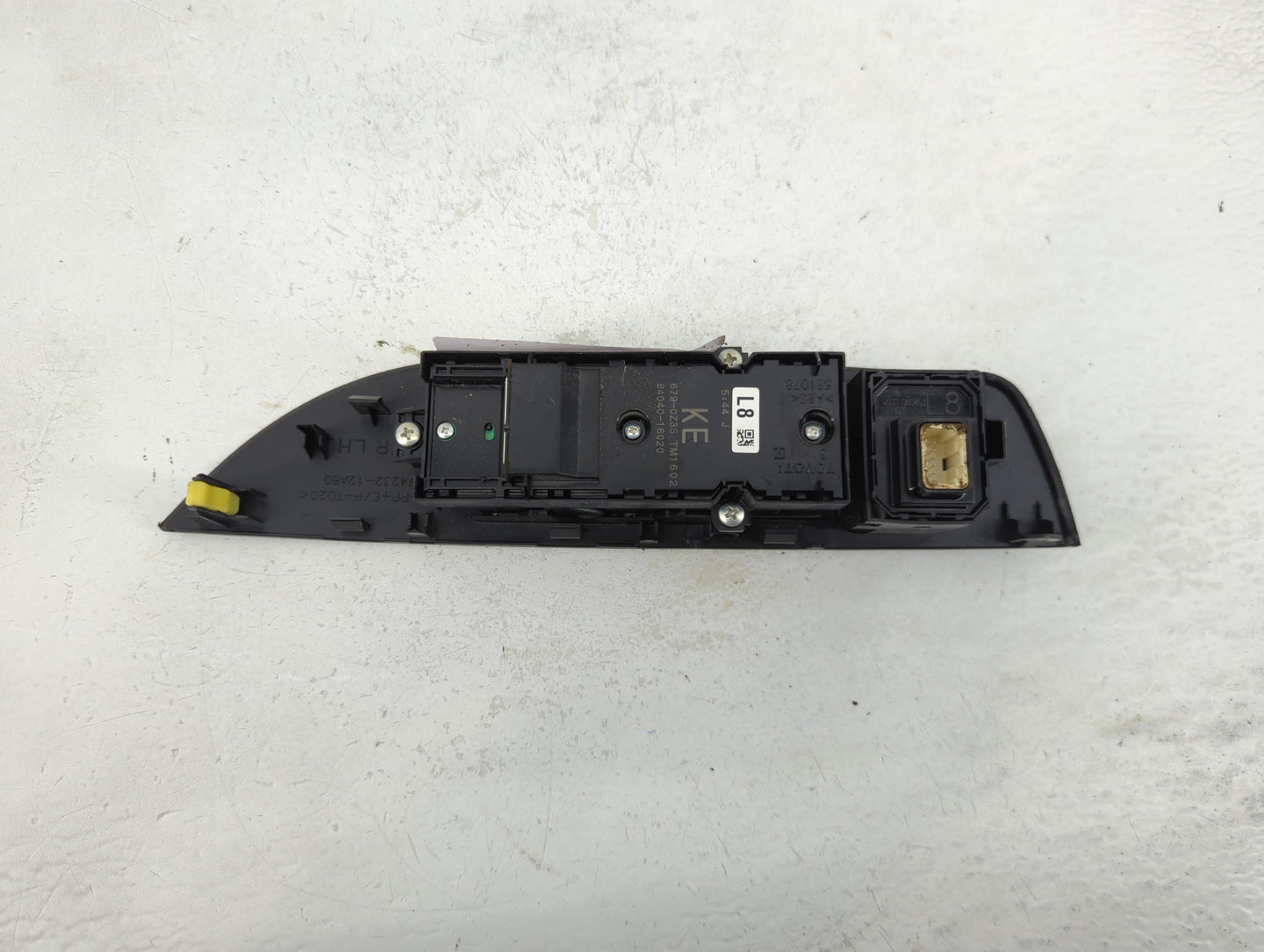 2023 Toyota Corolla Master Power Window Switch Replacement Driver Side Left P/N:84040-1620 84040-0A170 Fits OEM Used Auto Pa