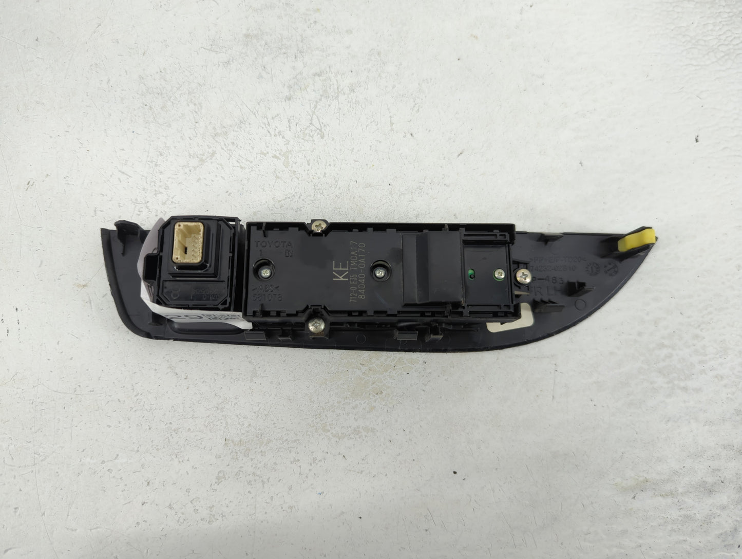 2023 Toyota Corolla Master Power Window Switch Replacement Driver Side Left P/N:84040-0A170 Fits OEM Used Auto Parts - Oemus