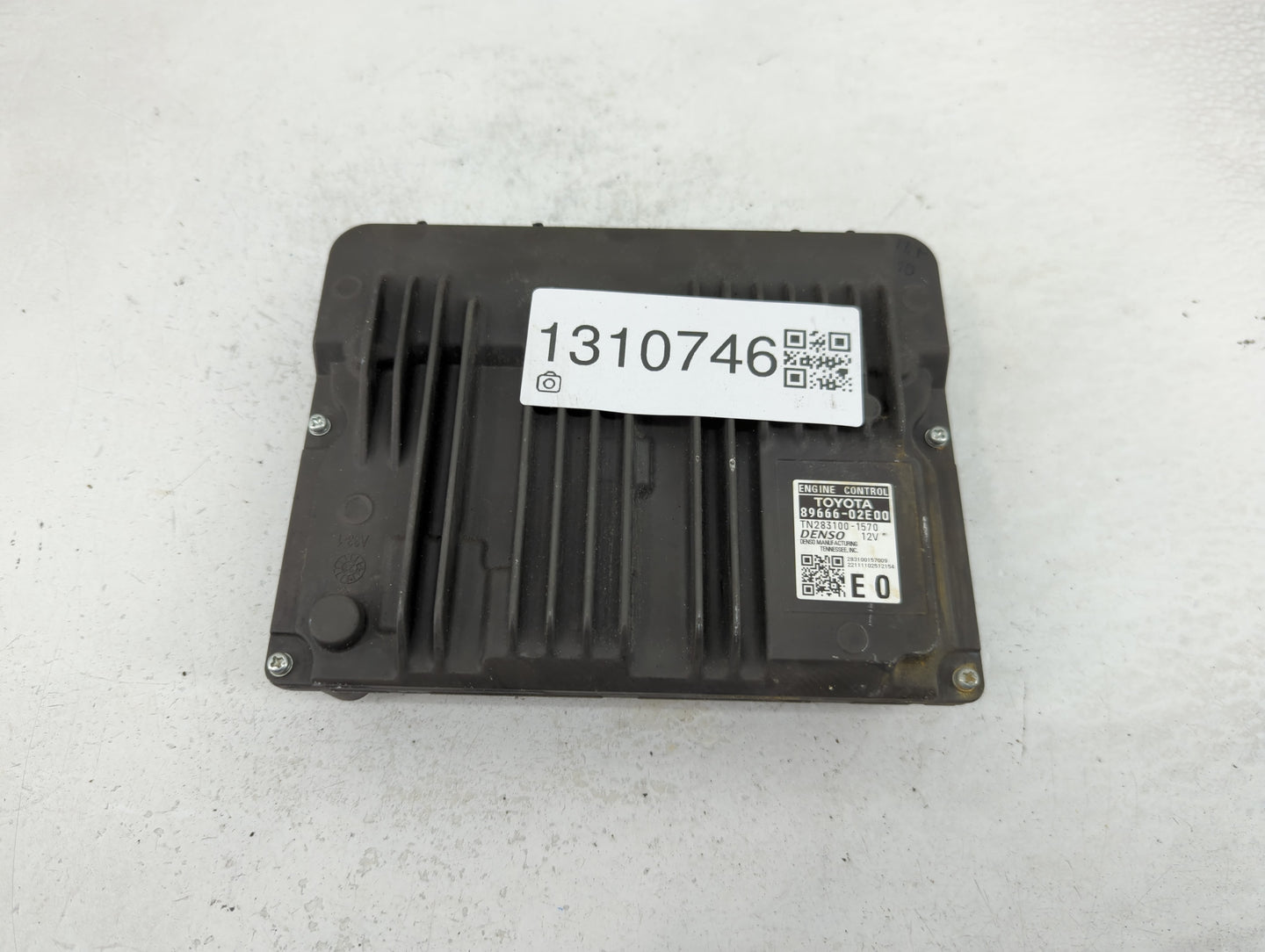 2023 Toyota Corolla PCM Engine Control Computer ECU ECM PCU OEM P/N:TN283100-1570 89666-02E00 Fits OEM Used Auto Parts - Oem