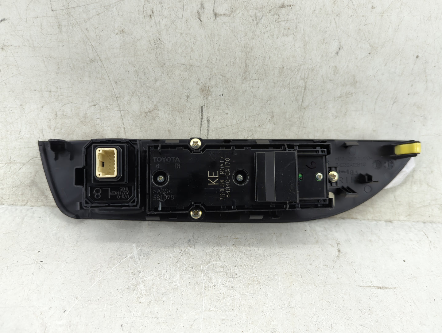 2023 Toyota Corolla Master Power Window Switch Replacement Driver Side Left P/N:84040-0A170 Fits OEM Used Auto Parts - Oemus