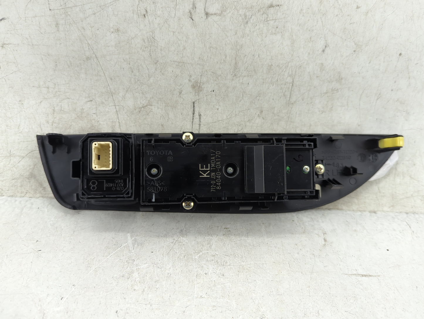 2023 Toyota Corolla Master Power Window Switch Replacement Driver Side Left P/N:84040-0A170 Fits OEM Used Auto Parts - Oemus