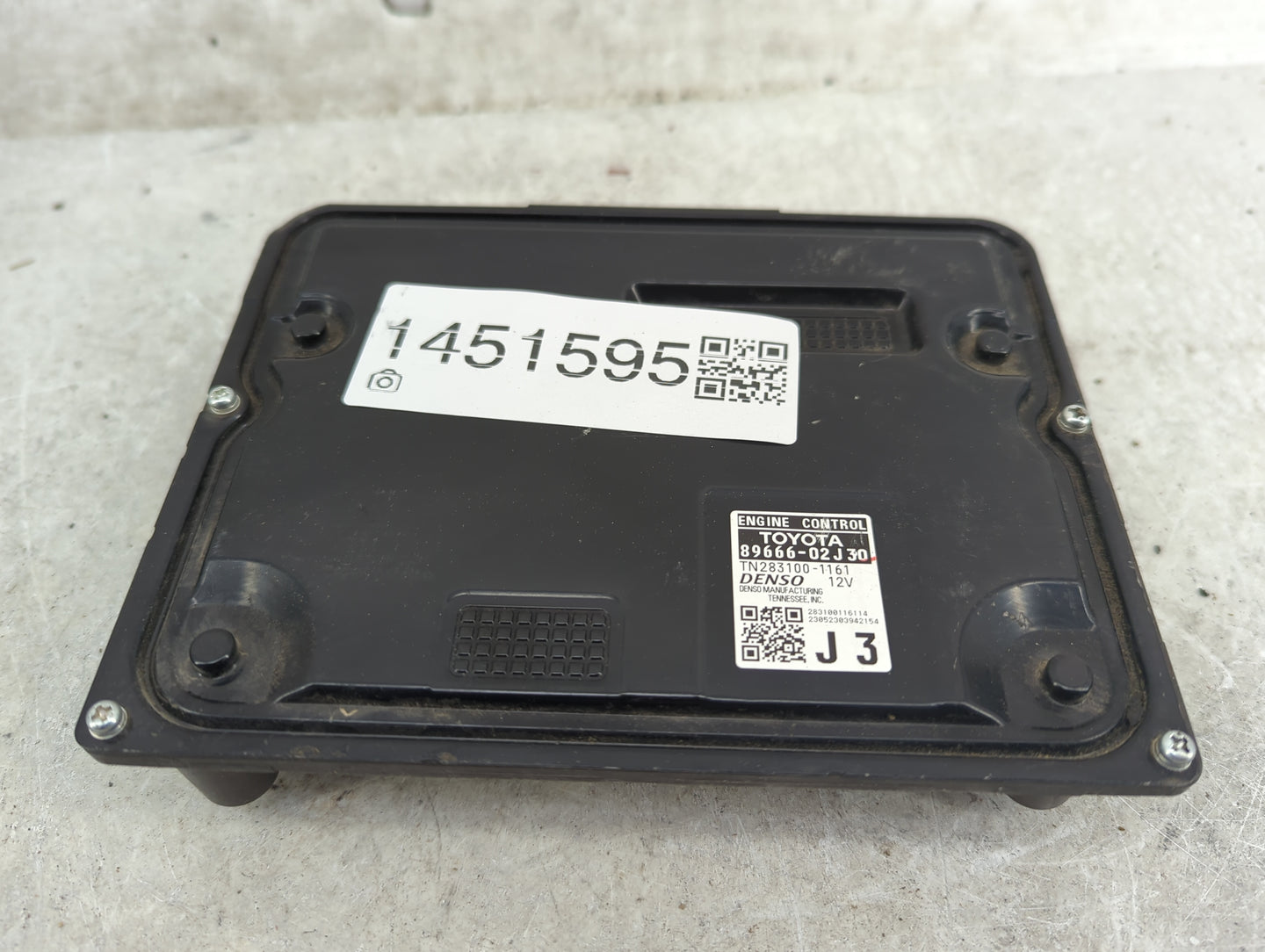2023 Toyota Corolla PCM Engine Control Computer ECU ECM PCU OEM P/N:89666-02J30 Fits OEM Used Auto Parts - Oemusedautoparts1