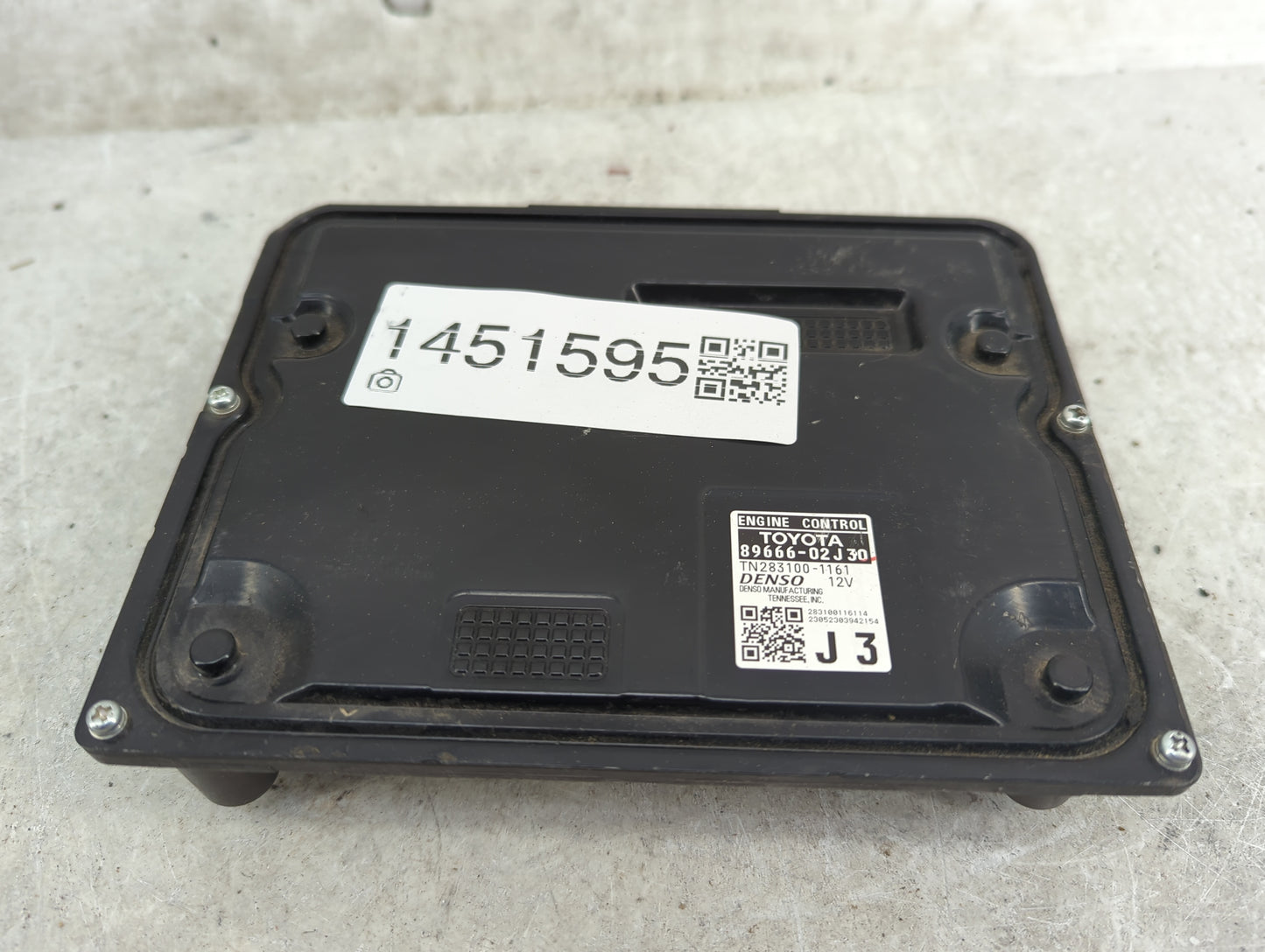 2023 Toyota Corolla PCM Engine Control Computer ECU ECM PCU OEM P/N:89666-02J30 Fits OEM Used Auto Parts - Oemusedautoparts1