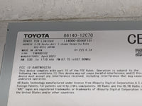 2023 Toyota Corolla Radio AM FM Cd Player Receiver Replacement P/N:86140-12C70 114000-8590F101, BABTN0023A Fits OEM Used Aut